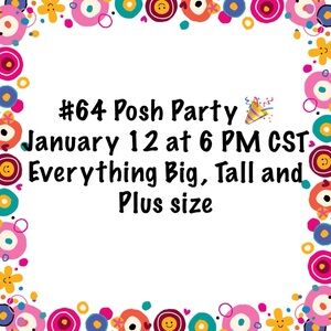 Party Time 🥳 January 12 at 6 PM CST